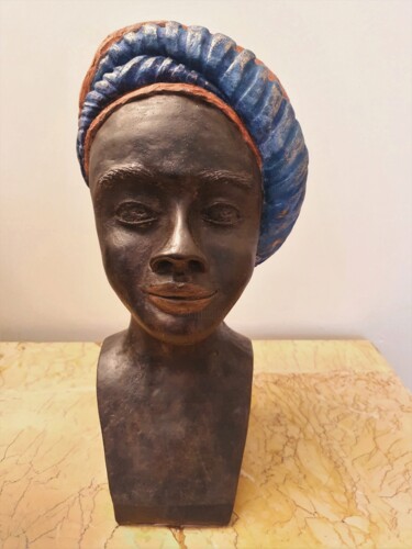 Rzeźba zatytułowany „Alsan” autorstwa Florence Schwartz, Oryginalna praca, Terakota