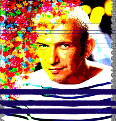 Arte digital titulada "Jean-Paul Gaultier…" por Florence Selaudoux, Obra de arte original, Pintura Digital