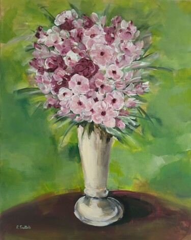 Painting titled "Bouquet printanier" by Florence Trottoli, Original Artwork, Acrylic