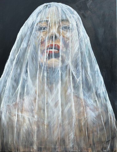 Peinture intitulée "Diva" par Florence Yangui, Œuvre d'art originale, Acrylique