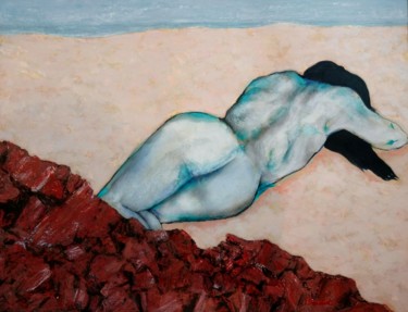 Peinture intitulée "À l'abri" par Florence Bonni Venti, Œuvre d'art originale