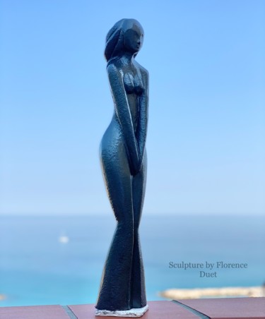 Sculptuur getiteld "SCULPTURE BÉTON" door Florence   Duet, Origineel Kunstwerk, Beton