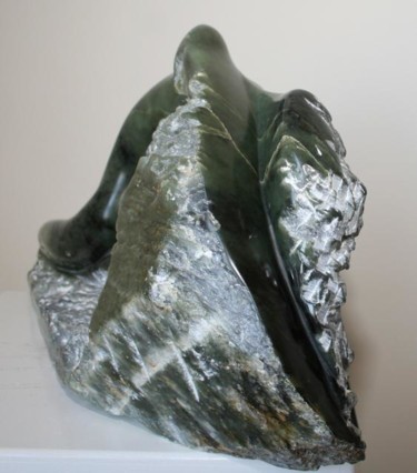 Sculpture titled "ECUME DE L'AME 1" by Florence   Duet, Original Artwork, Stone