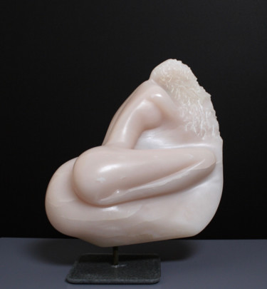 Sculpture titled "SENSUELLE 1" by Florence   Duet, Original Artwork, Stone