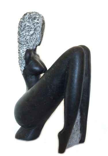 Sculpture titled "DANSEUSE" by Florence   Duet, Original Artwork, Stone
