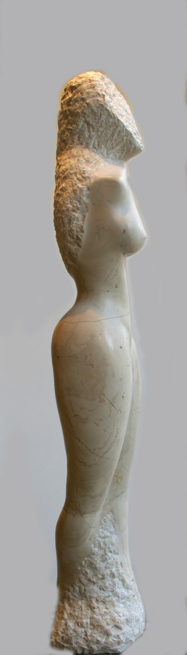 Escultura intitulada "COULEUR DE SINE num…" por Florence   Duet, Obras de arte originais, Pedra