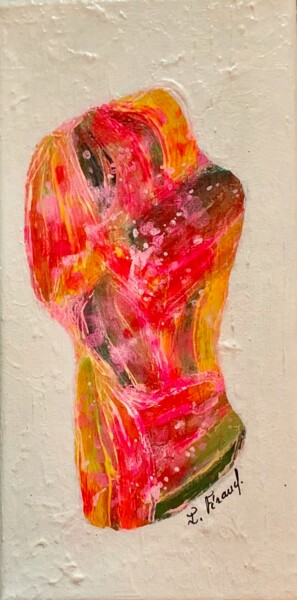 Peinture intitulée "Peinture abstraite…" par Florence Féraud-Aiglin, Œuvre d'art originale, Acrylique Monté sur Châssis en b…