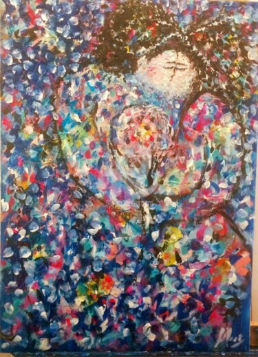 Painting titled "Colors of love" by Florencegm, Original Artwork