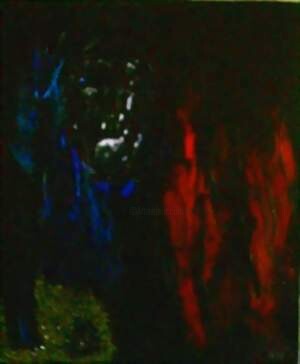 Peinture intitulée "Apparition" par Florent Houdet, Œuvre d'art originale