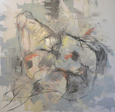 Peinture intitulée "L'APRES" par Florent Leduc, Œuvre d'art originale