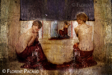 Photographie intitulée "Baigneuses" par Florent Pacaud, Œuvre d'art originale, Photographie numérique