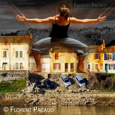 Digital Arts titled "Les Géants n°4" by Florent Pacaud, Original Artwork, Manipulated Photography