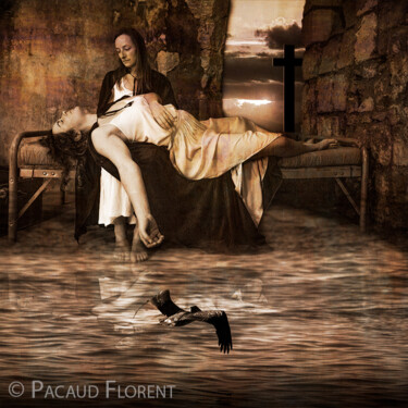 Photographie intitulée "Lamentation" par Florent Pacaud, Œuvre d'art originale, Photographie numérique