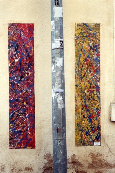Painting titled "Jackson Pollock" by Florent Prudent Cécile Rateau, Original Artwork