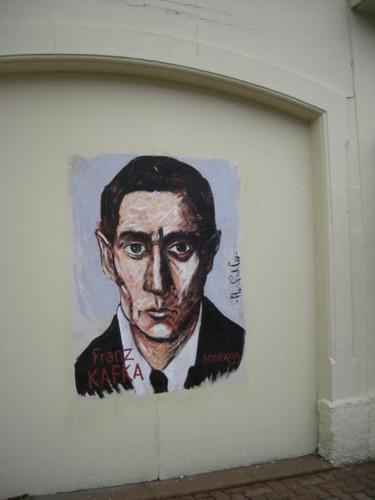 Painting titled "Franz Kafka" by Florent Prudent Cécile Rateau, Original Artwork