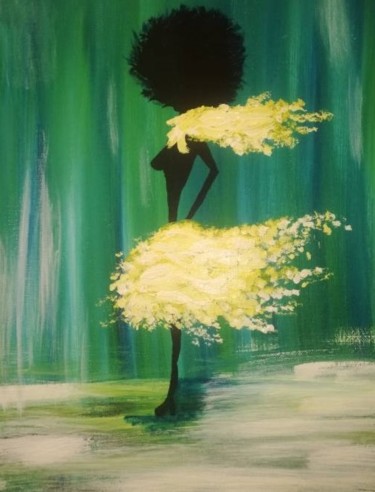 Painting titled "Stand Tall" by Florentina Trifan, Original Artwork, Acrylic