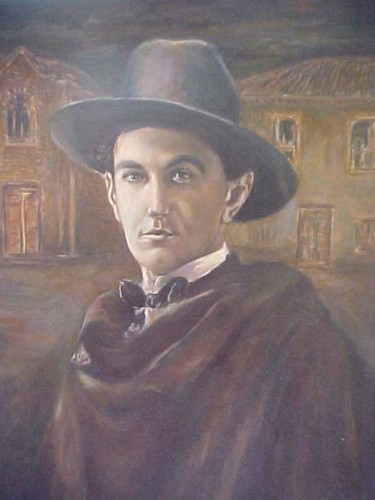 Painting titled "Ciro Mendia" by Dorian Flórez, Original Artwork