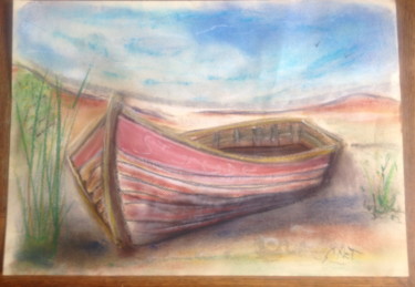 Painting titled "Le St Jude" by Stet, Original Artwork, Pastel