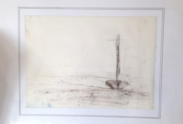 Drawing titled "essentiel" by Stet, Original Artwork, Charcoal