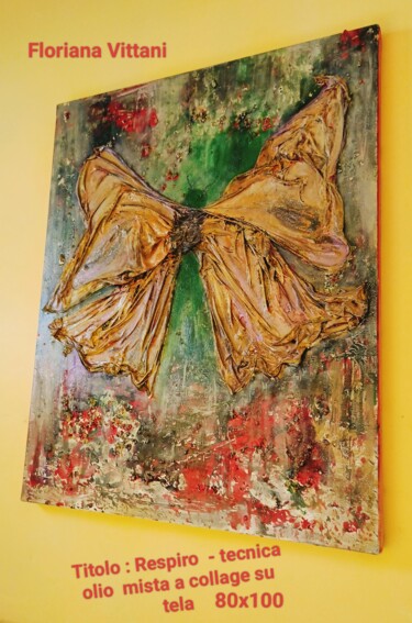 Картина под названием ""Respiro"" - Floriana Vittani, Подлинное произведение искусства, Масло Установлен на Деревянная панель