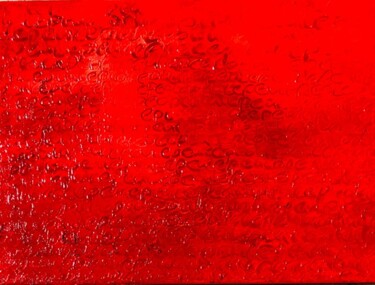Peinture intitulée "Peace Red Ukraine" par Flojo, Œuvre d'art originale, Acrylique