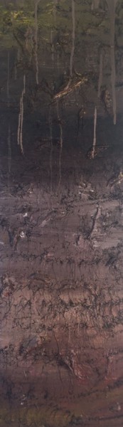 Peinture intitulée "Terres" par Flojo, Œuvre d'art originale, Acrylique