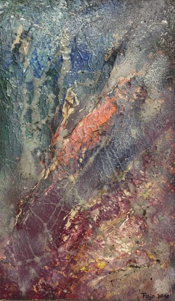 Pittura intitolato "Reliefs" da Flojo, Opera d'arte originale, Acrilico