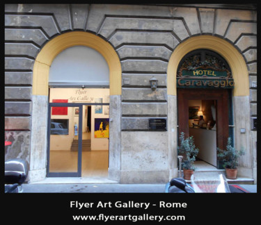 Peinture intitulée "Flyer Art Gallery -…" par Floriano Massera, Œuvre d'art originale