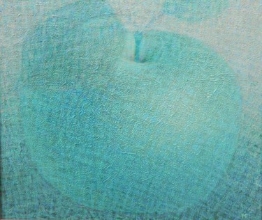 Картина под названием "greenish apple" - Floare Muntean, Подлинное произведение искусства, Масло