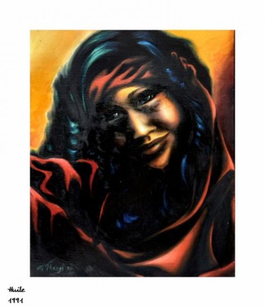 Peinture intitulée "Esmeralda" par Flo Thengi, Œuvre d'art originale