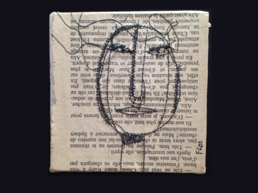 Collagen mit dem Titel "Sew carré" von Flower Flo, Original-Kunstwerk