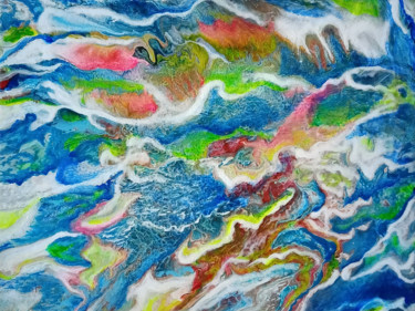 Pintura titulada "Море волнуется" por Vasilij Mischenko, Obra de arte original, Acrílico