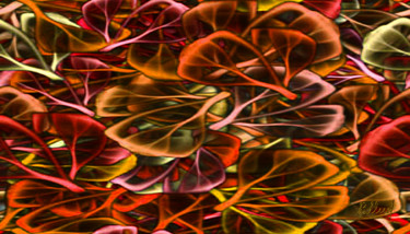 Arte digital titulada "Опавшие листья" por Vasilij Mischenko, Obra de arte original, Trabajo Digital 2D