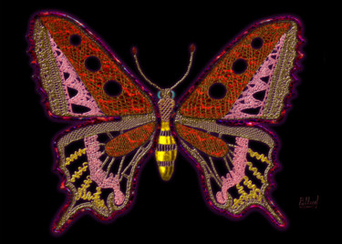 Цифровое искусство под названием "Бабочка  0100" - Vasilij Mischenko, Подлинное произведение искусства, 2D Цифровая Работа