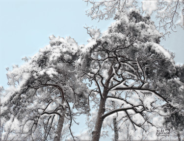 Цифровое искусство под названием "Зимний пейзаж 0100" - Vasilij Mischenko, Подлинное произведение искусства, 2D Цифровая Раб…