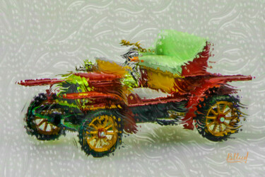 Digital Arts με τίτλο "Авто Ретро 031" από Vasilij Mischenko, Αυθεντικά έργα τέχνης, 2D ψηφιακή εργασία