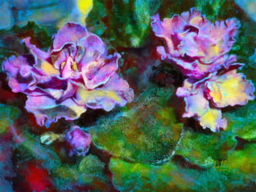 Arte digital titulada "Цветы 0217" por Vasilij Mischenko, Obra de arte original, Trabajo Digital 2D