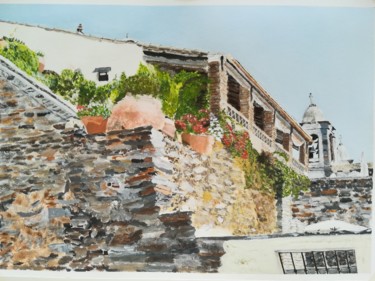 Peinture intitulée "Casa Monsaraz, Port…" par Fernando Amaral, Œuvre d'art originale, Acrylique