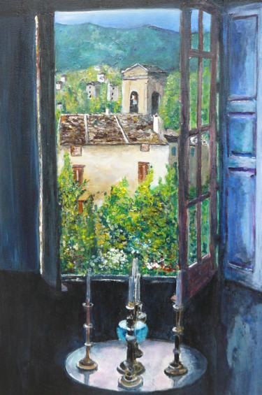 Painting titled "CHEZ RAOUL" by Erick Millet, Original Artwork, Acrylic