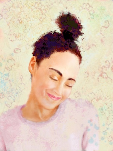 Meena Harris Digital Arts titled "Meena Harris" by Fm Looby, Original Art, Digital Painting