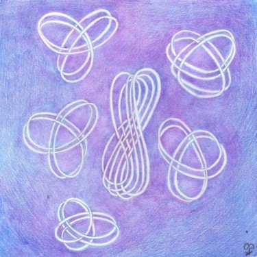 Dessin intitulée ""Just infinity..."" par Farida Ritorno, Œuvre d'art originale, Crayon