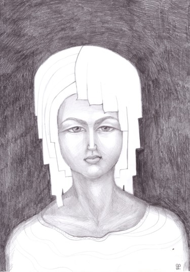 Dessin intitulée "Neglect" par Farida Ritorno, Œuvre d'art originale, Crayon