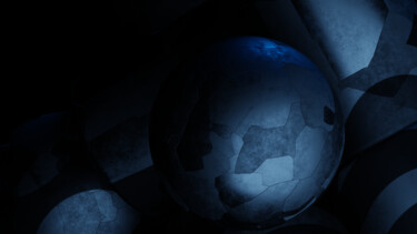 Arts numériques intitulée "Balls" par Fokda, Œuvre d'art originale, Modélisation 3D
