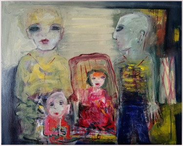 Une journée tranquille Peinture intitulée "Une journée tranqui…" par Victorine Follana, Œuvre d'art originale, Huile