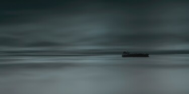 Photography titled "lost tanker" by Jean-Charles Folliet, Original Artwork, Digital Photography Mounted on Aluminium