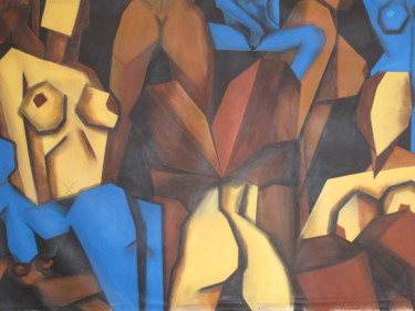 Картина под названием "erotica-1.jpg" - Filippo Fondi, Подлинное произведение искусства, Акрил