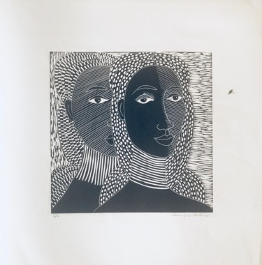 Obrazy i ryciny zatytułowany „img-e1783.jpg” autorstwa Véronique Fontaine, Oryginalna praca, Linoryty