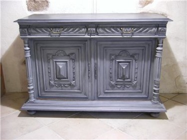 Design intitulée "meuble henri 2" par C.Fontenelle, Œuvre d'art originale