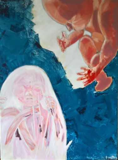 Malerei mit dem Titel "Fight For Us" von Paulo Fontes, Original-Kunstwerk, Acryl