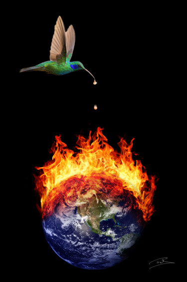 TERRE FRAGILE - LEGENDAIRE Photography titled "TERRE FRAGILE - LEG…" by Patrick Forget, Original Art, Manipulated Photography